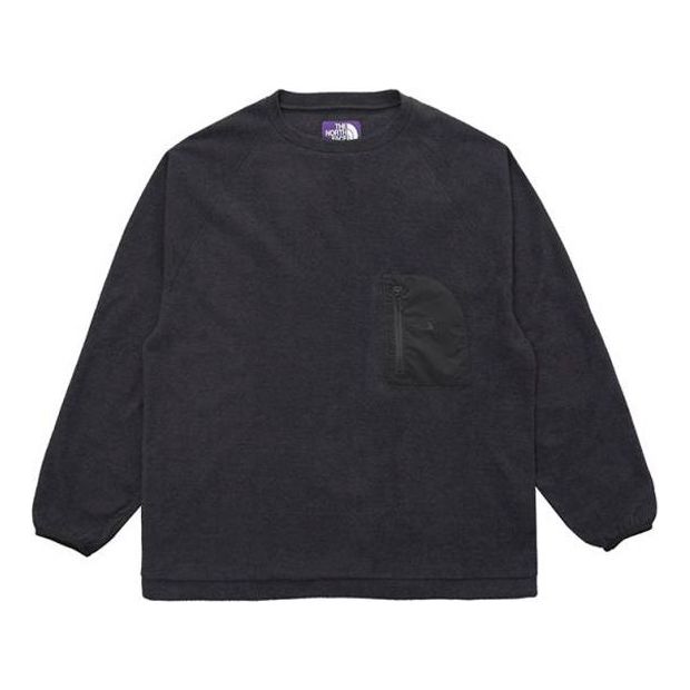THE NORTH FACE PURPLE LABEL Men's Pack Field Fleece Crew Sweatshirt Gray NA6000N-CH