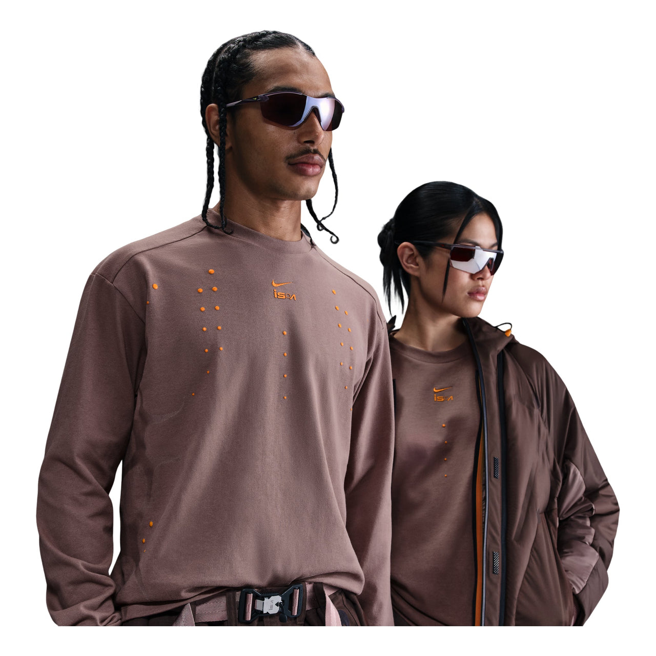 Nike ISPA Long Sleeve T-shirt Asia Sizing 'Smokey Mauve' HJ9087-208