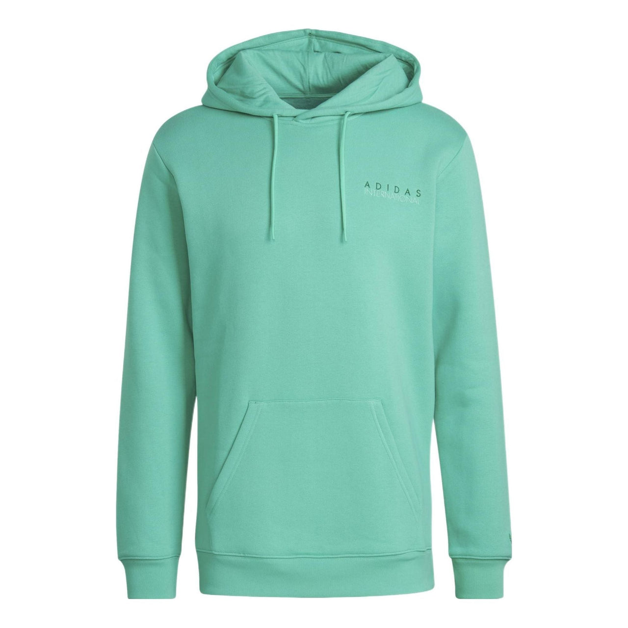 Men's adidas originals Solid Color Logo Embroidered Green HF4919