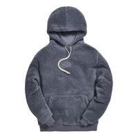 Men's KITH Sherpa Classic Logo Pattern Long Sleeves Gray KH2425-105