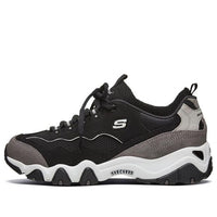 (WMNS) Skechers D'Lites 2.0 Low-Top Running Shoes Black/Grey 88888375-BKGY