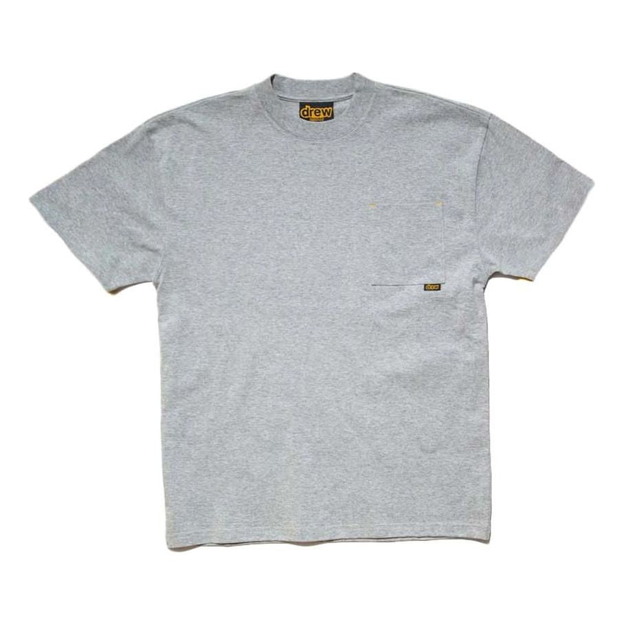 Drew House Basic Ss Pocket T-shirt 'Heather Grey' DR-SS21-8