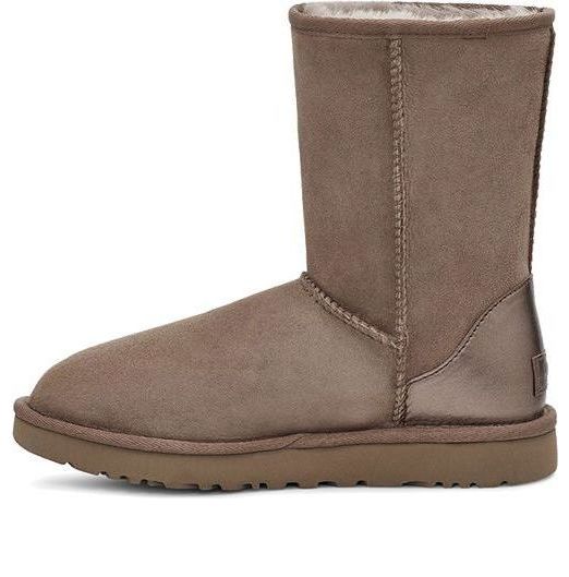 (WMNS) UGG Classic Short II Metallic 1112530-CRBO