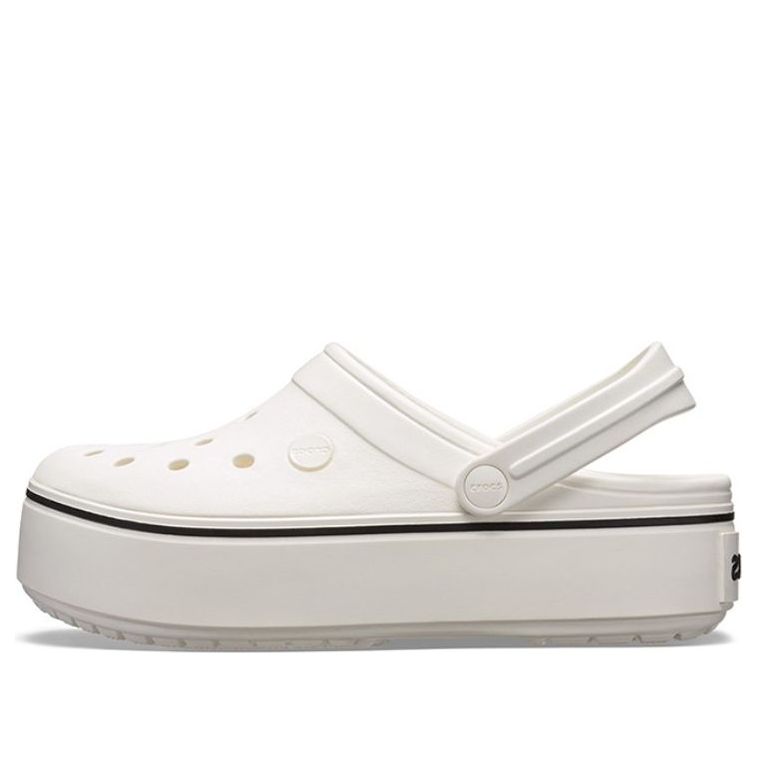 (WMNS) Crocs Beach White Sandals 205434-143