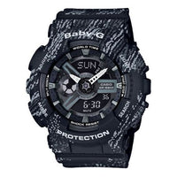 CASIO Baby-G Dual Display Rubber Strap 'Black White' BA-110TX-1A