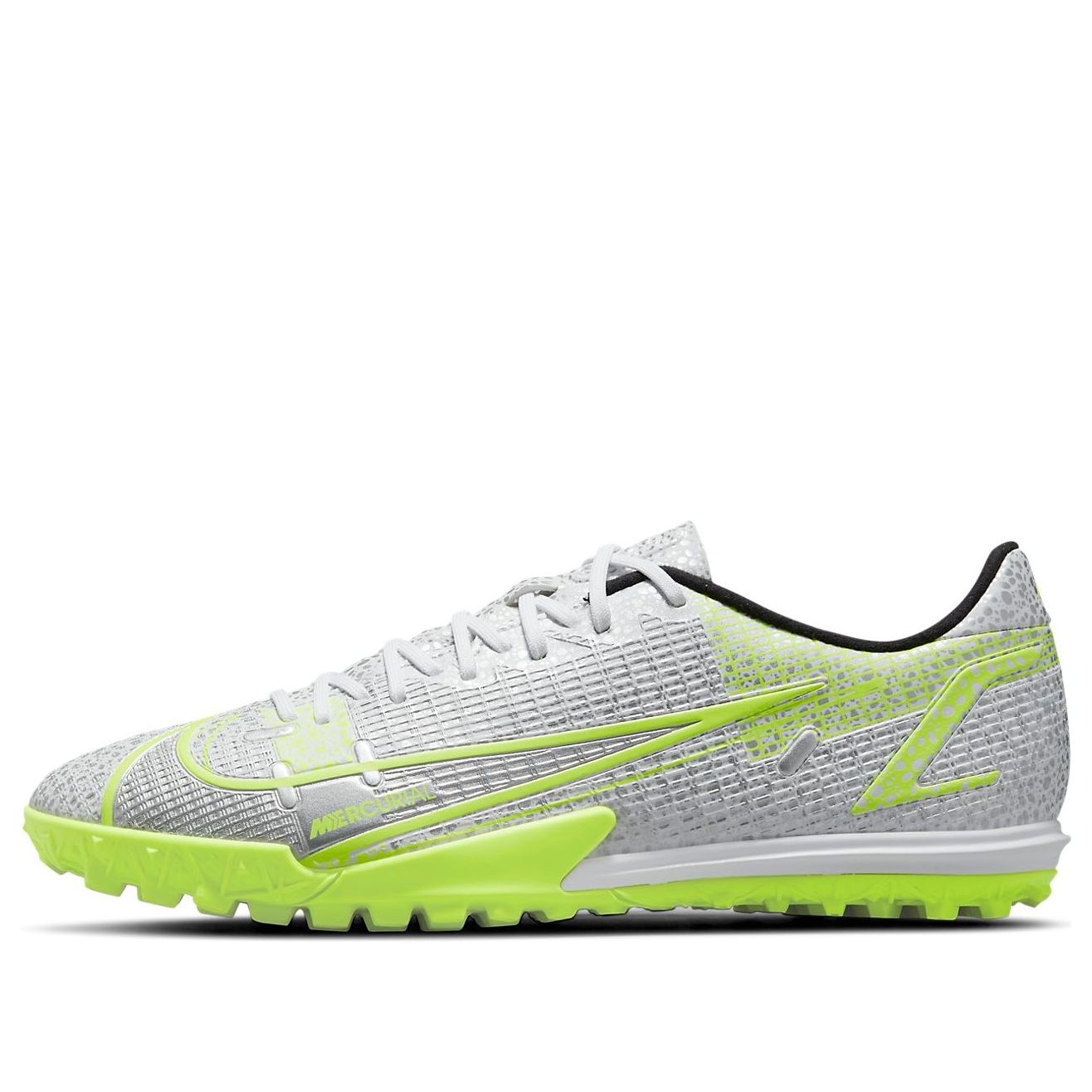 Nike 14 Mercurial Superfly 8 TF Turf 'Grey Neon Green' CV0978-107