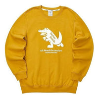 Skechers Casual Graphic Crew Sweater 'Yellow White' L423U074-00UV