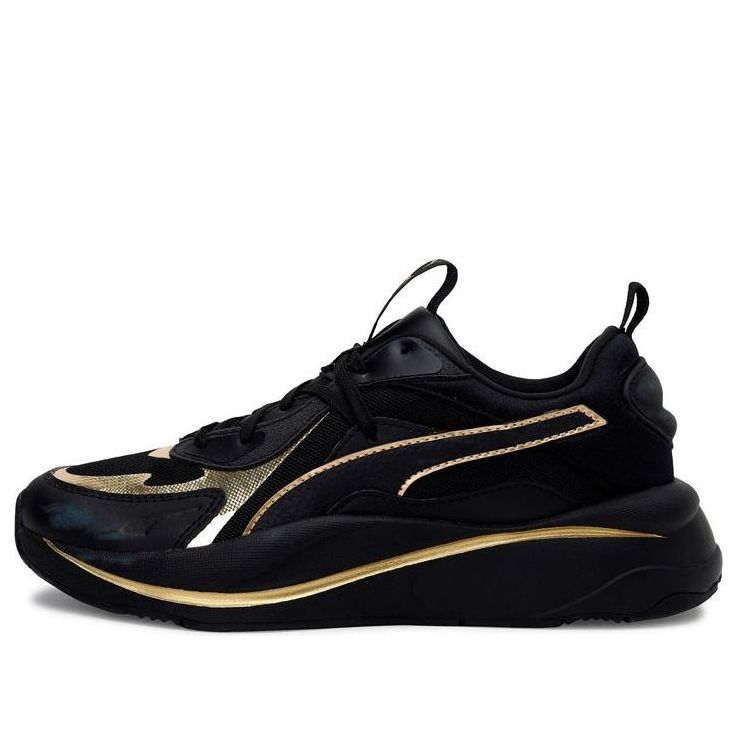 (WMNS) PUMA RS-Curve Glow 'Black Team Gold' 375174-04