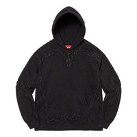 Supreme Western Cut Out Hooded Sweatshirt 'Black' SUP-SS23-217
