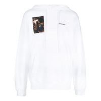 Men's Off-White FW22 Character Pattern Printing Loose Fit White OMBB097C99FLE0100110