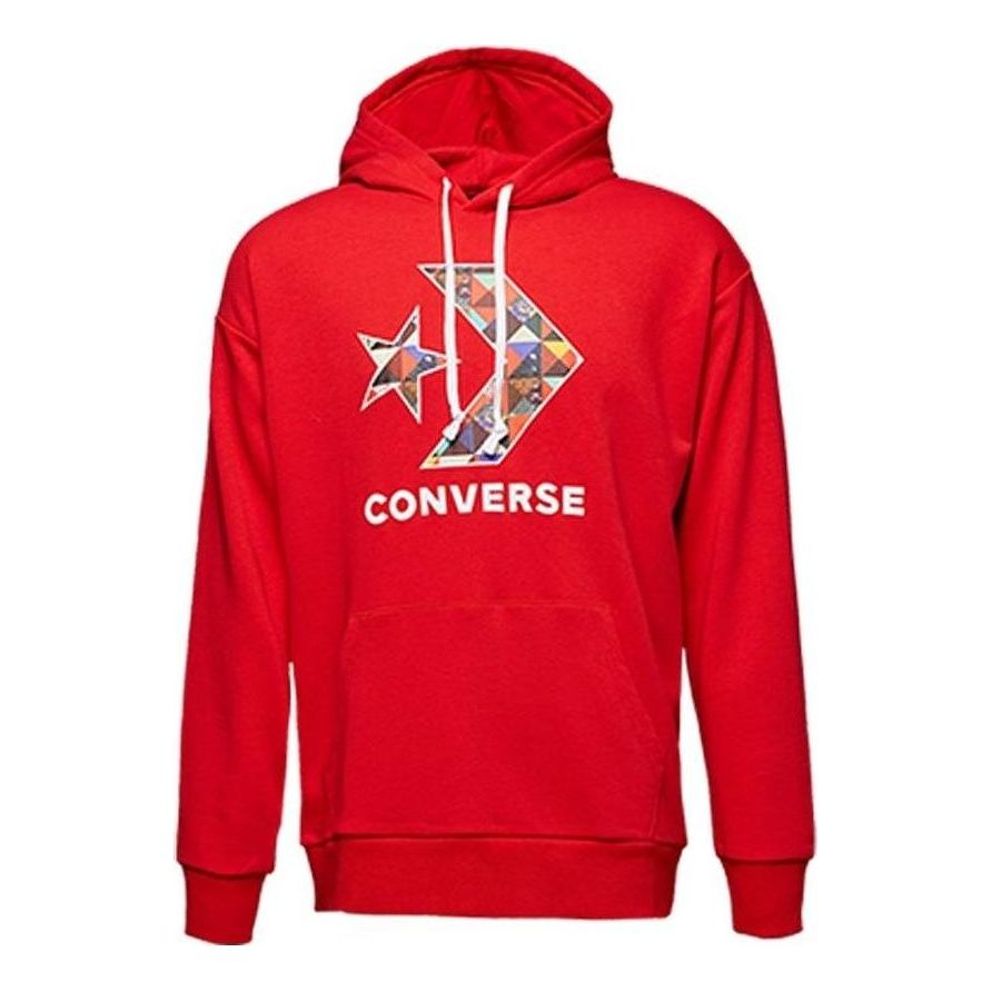 Converse Star Chevron Hoodie Asia Sizing 'Red' 10017833-A03