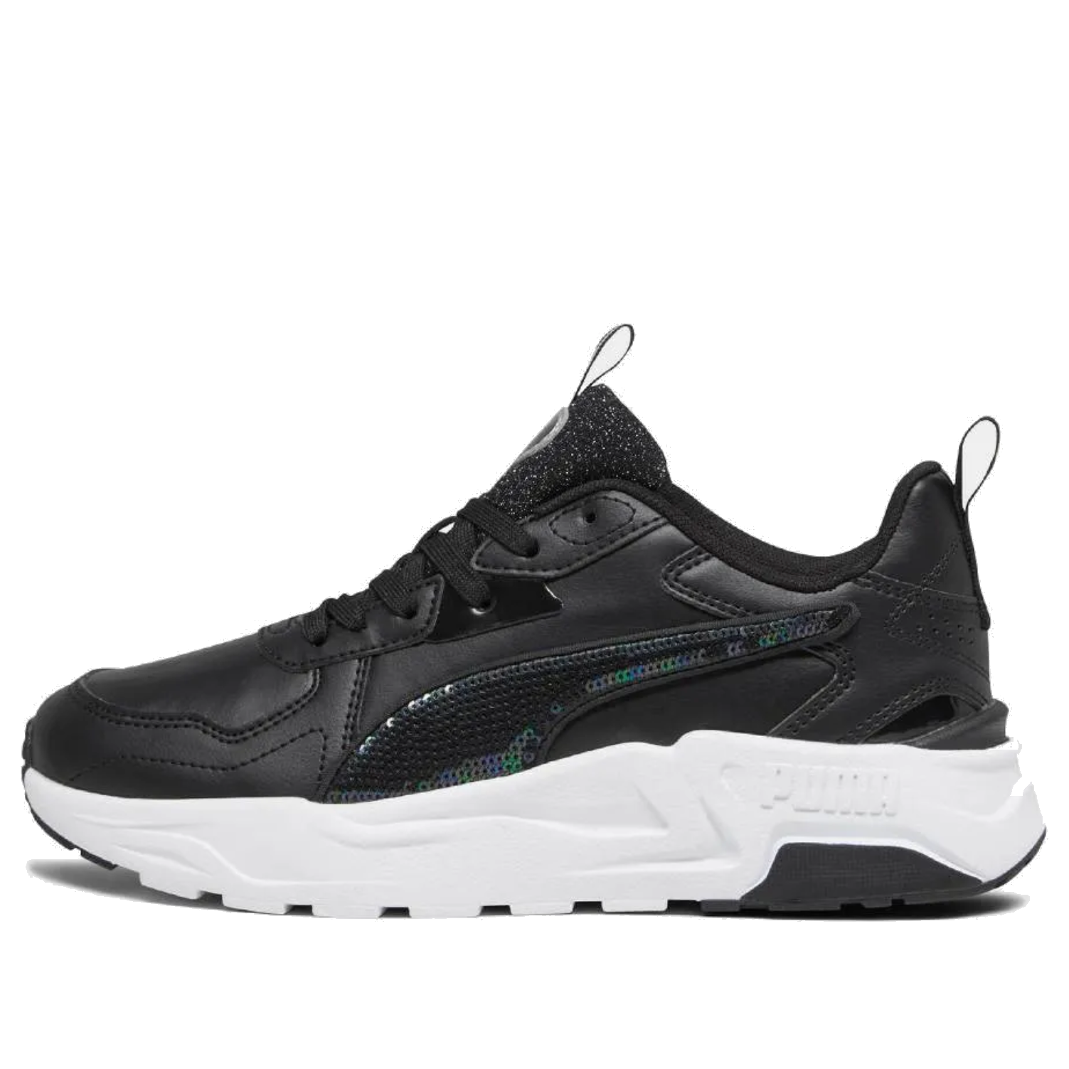 (WMNS) PUMA Trinity Lite 'Winter Wonderland - Black' 393378-02