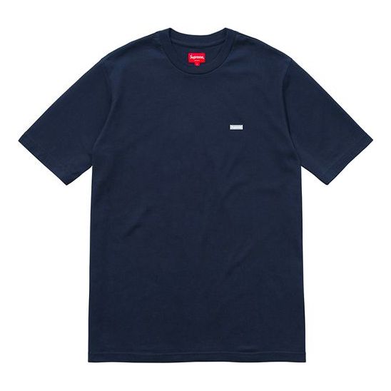Supreme FW18 Reflective Small Box Navy Tee SUP-FW18-354