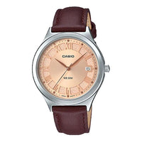 CASIO Female DRESS Japan / South Korea Fashion Brown Analog LTP-E141L-5A