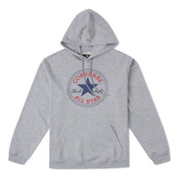 Converse Go-To All Star Patch Standard-Fit Fleece Pullover Hoodie Asia Sizing 'Grey' 10025469-A03