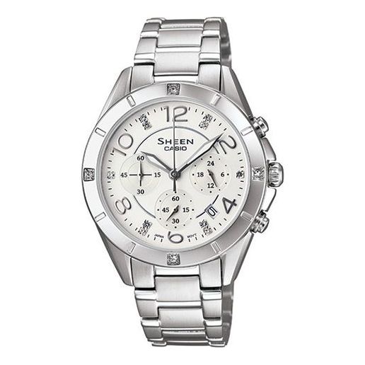 CASIO SHEEN Series Quartz SHE-5021D-7A /White Silver Analog SHE-5021D-7AQ