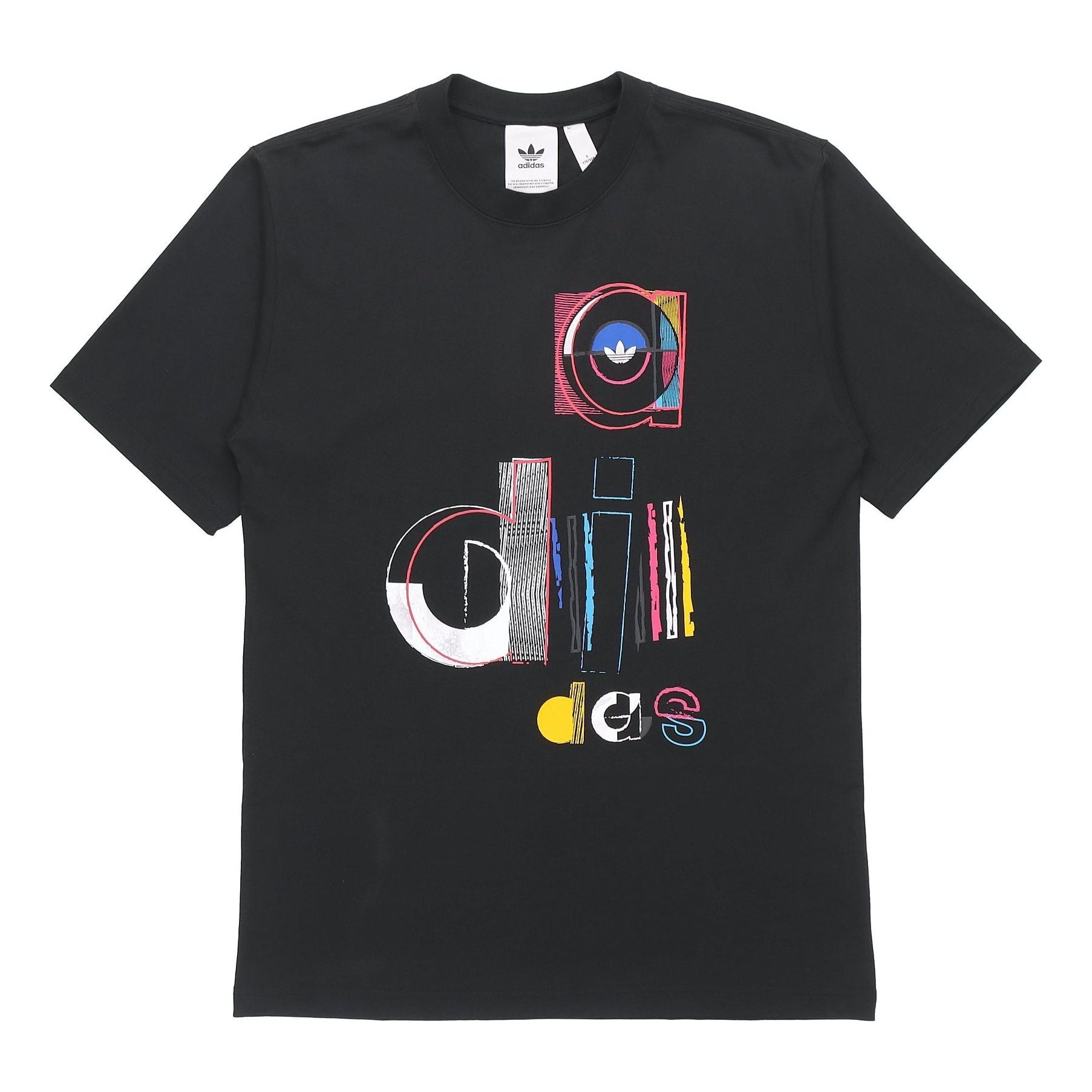 adidas originals Athleisure Casual Sports Short Sleeve Black DV3284