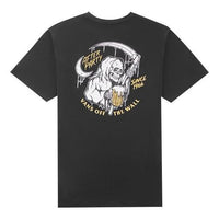 Men's Vans Skeleton Anime Printing Short Sleeve Black VN0A4MLYBLK