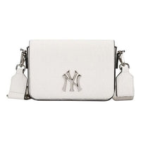 MLB Retro Full Print Monogram Series NY New York Yankees Shoulder Bag 'White Ivory' 32BGPB111-50I