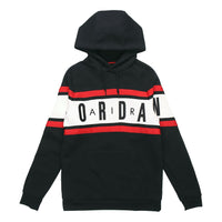 Air Jordan Air Fleece Pullover Hoodies Athleisure Asia Sizing 'Black' BQ5655-010