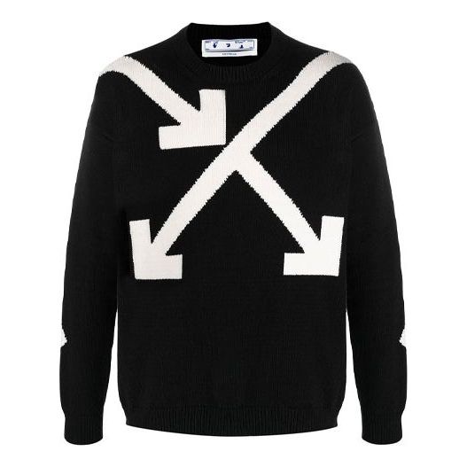 Off-White SS21 Arrow Pattern Printing Black OMHA036S21KNI0021001