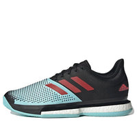 adidas SoleCourt 'Black Pulse Aqua' GX9066