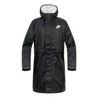 Nike Nsw Syn Fill Parka hooded lamb's wool Jacket Black BV4694-010