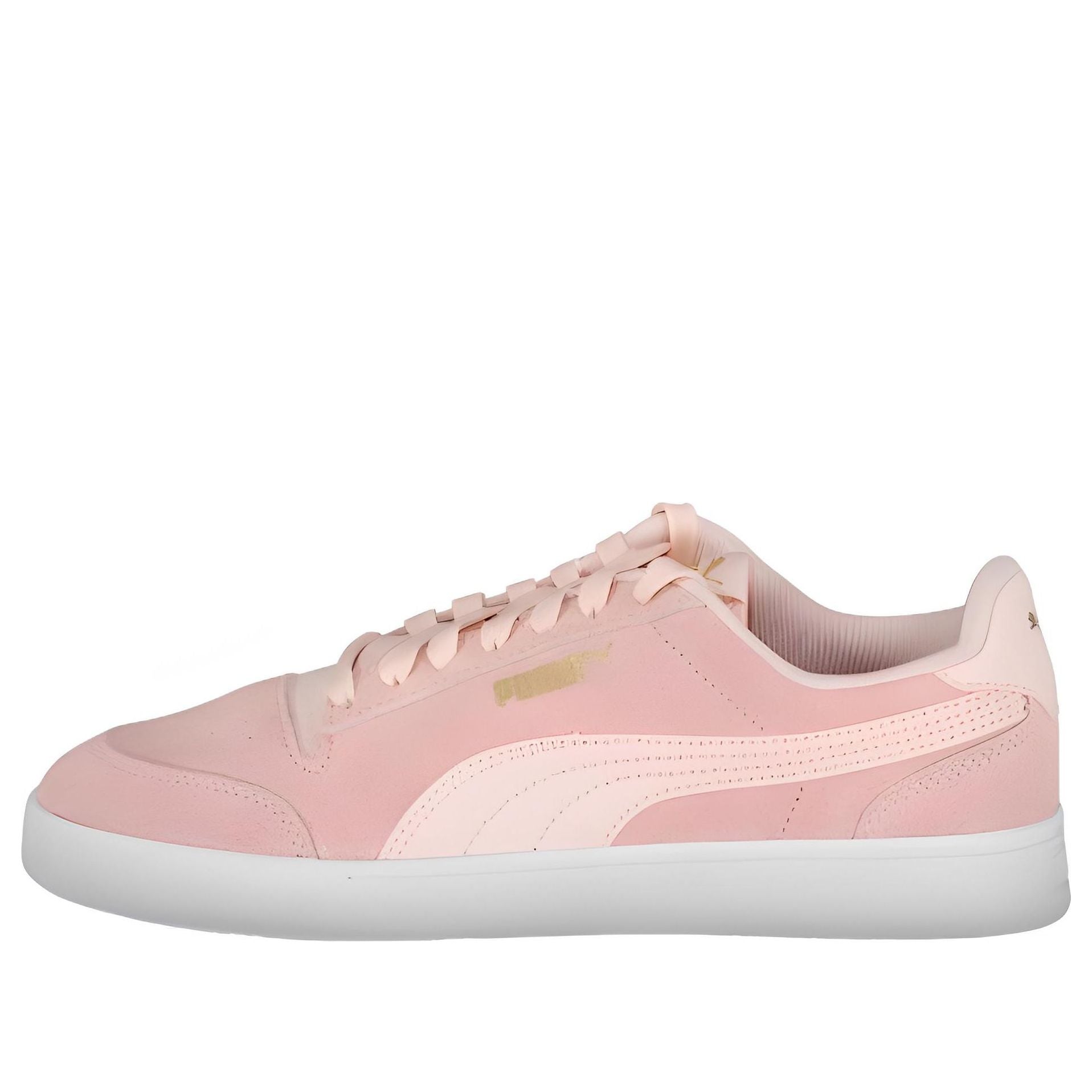 (WMNS) PUMA Shuffle Suede 'Pink White' 380823-06