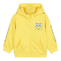 (GS) Skechers x SpongeBob SquarePants Graphic Jacket 'Yellow' L122B038