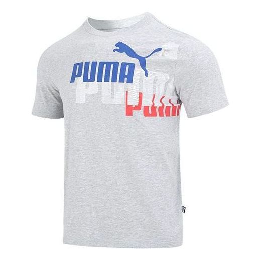 PUMA Ess Logo Power Tee 'Grey' 675728-04