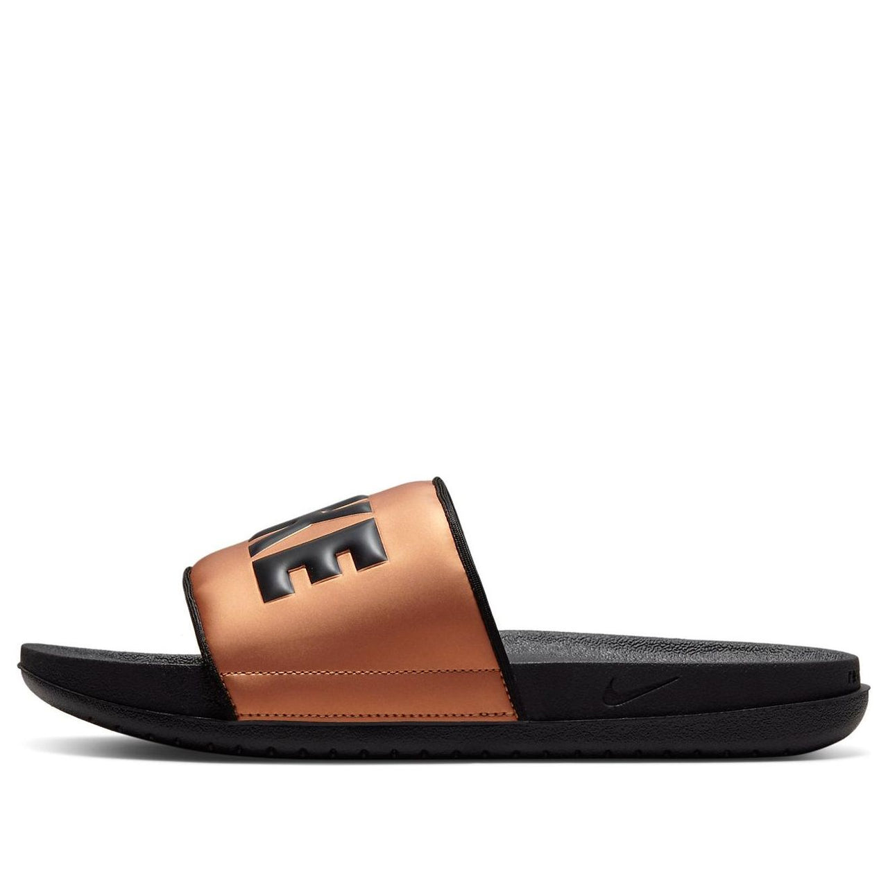 (WMNS) Nike OffCourt Slide 'Metallic Copper' BQ4632-800