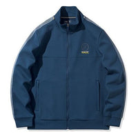 Li-Ning Wade Series Sports Cardigan Stand Collar Blue AWDQ203-2