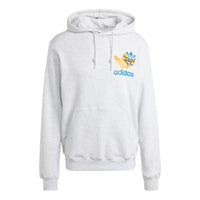 adidas Trefoil Hoodie Asia Sizing 'Light Grey' IS2913