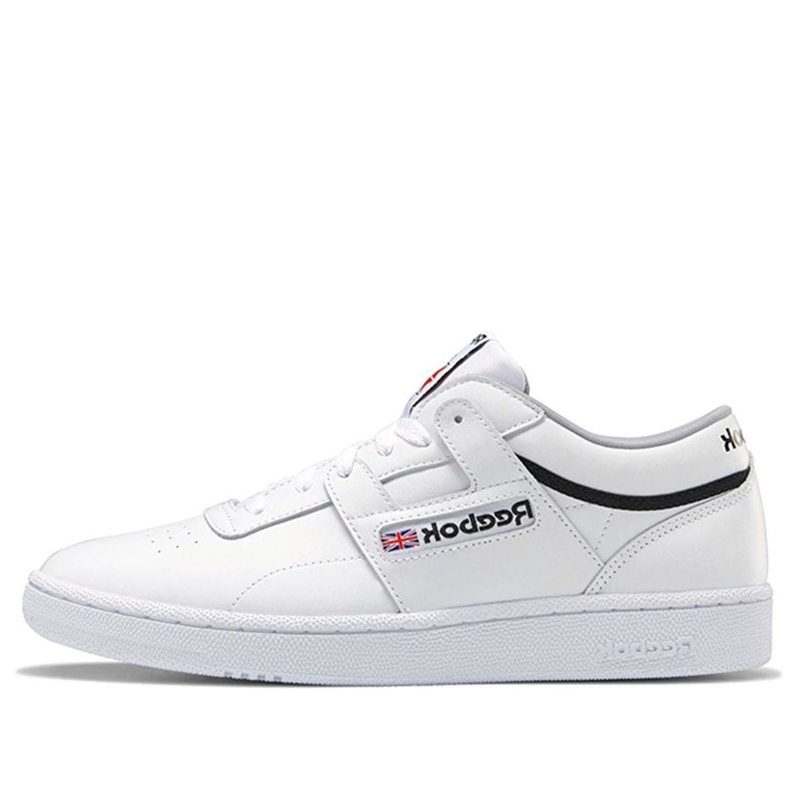 Reebok Club Workout White Skate Shoes 'Black White' FV9914