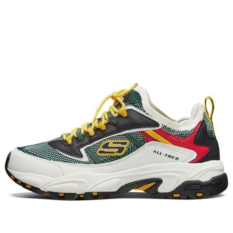 Skechers Stamina Low-Top Running Shoes Black/Green 51881-BKGR