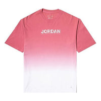 (WMNS) Air Jordan Gradient Sports Short Sleeve Pink White CU6368-101
