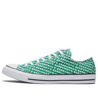 Converse Chuck Taylor All Star 'Green White Monogram' 163950C