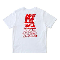 Men's Vans Art Collection Ohamking Printing Short Sleeve White VN0A4RAQWHT1