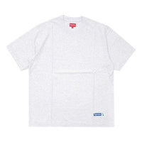 Supreme SS18 Athletic Label SS Top Ash Grey Tee SUP-SS18-306