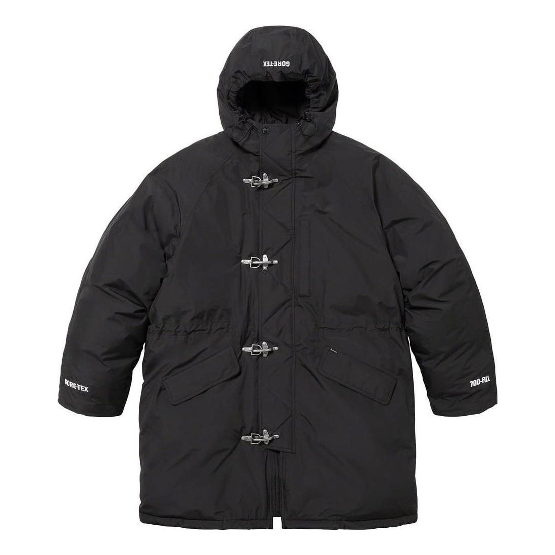 Supreme GORE-TEX 700-Fill Down Clip Parka 'Black' SUP-FW23-255