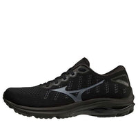 Mizuno Wave Rider 25 Waveknit 'Black Dark Grey' J1GC217515