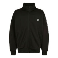 MLB Small Label Logo Athleisure Casual Sports Stand Collar Jacket New York Yankees Unisex Black 31TRT1941-50L