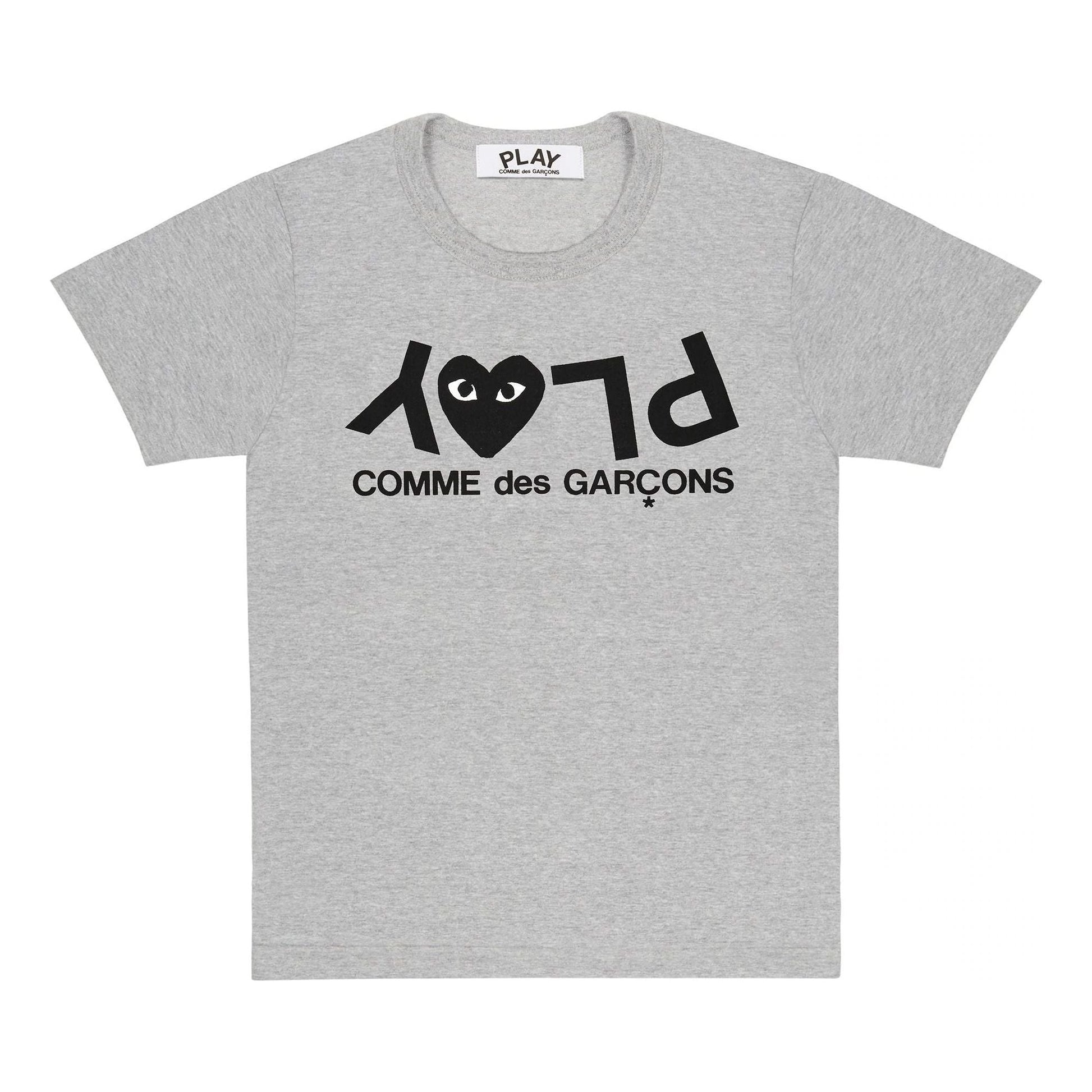 (WMNS) COMME des GARCONS PLAY T-Shirt With Large Logo 'Grey' AZ-T081-051-1