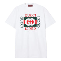 (WMNS) Gucci Print Cotton Jersey T-Shirt 'White' 788093-XJGL3-9669