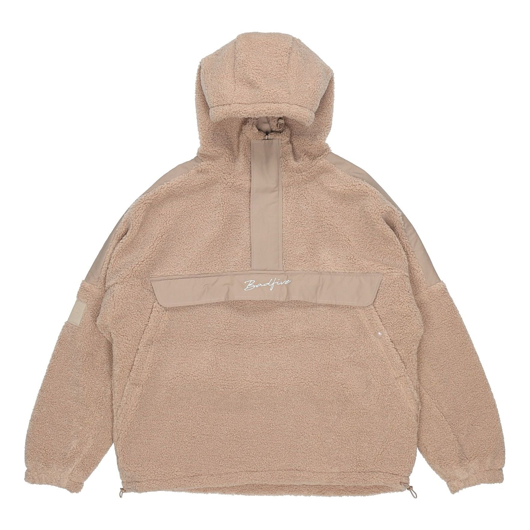 (WMNS) Li-Ning Graphic Polar Fleece Hooded Jacket 'Light Brown' AFDQ338-1