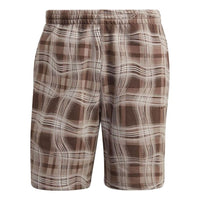 adidas Originals Allover Print Shorts 'Brown White' HM4949