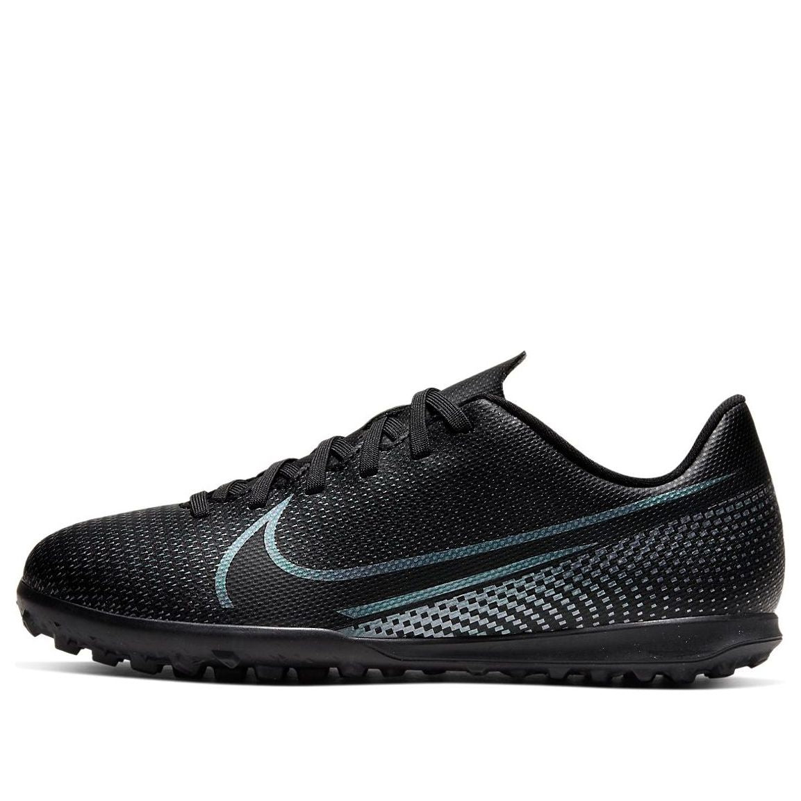 (GS) Nike JR Mercurial Vapor 13 Club TF 'Black Silver' AT8177-010