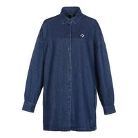 (WMNS) Converse Utility Woven Shirt Asia Sizing 'Blue' 10024864-A01