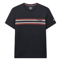 FILA Stripe Contrasting Colors Athleisure Casual Sports Blue F11M021123F