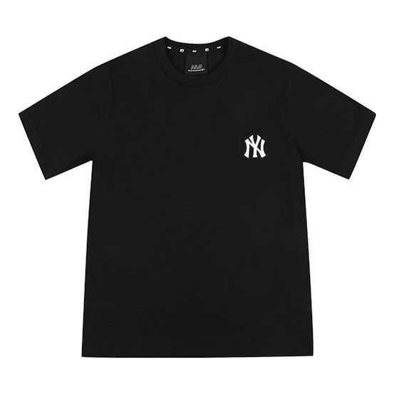 MLB New York Yankees Basic Round Neck Short Sleeve Unisex Black 31TS05031-50L